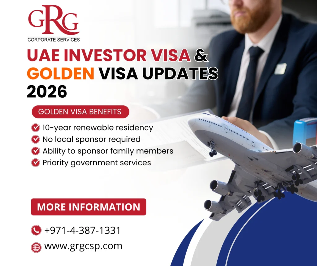 UAE Investor Visa & Golden Visa update