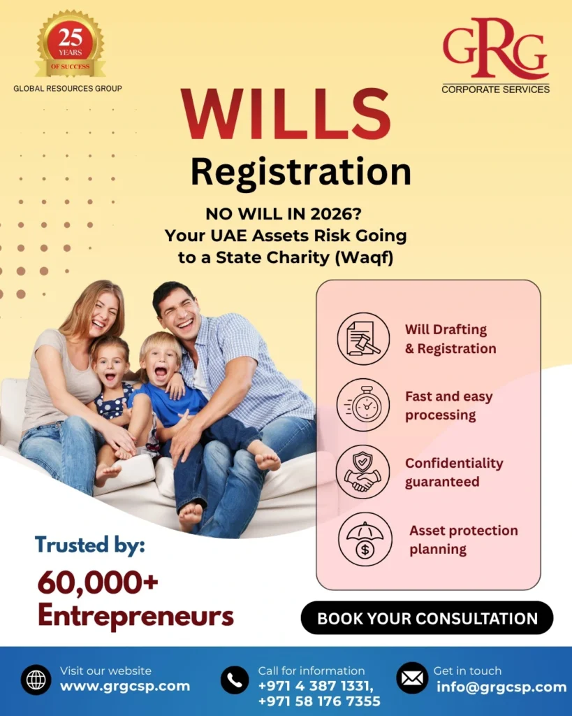 Will registration in UAE